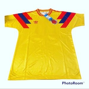 Colombia soccer Jersey retro VALDERRAMA size L  & M